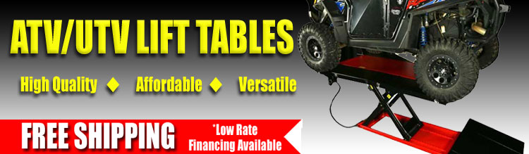 ATV UTV lift table powersports lifts